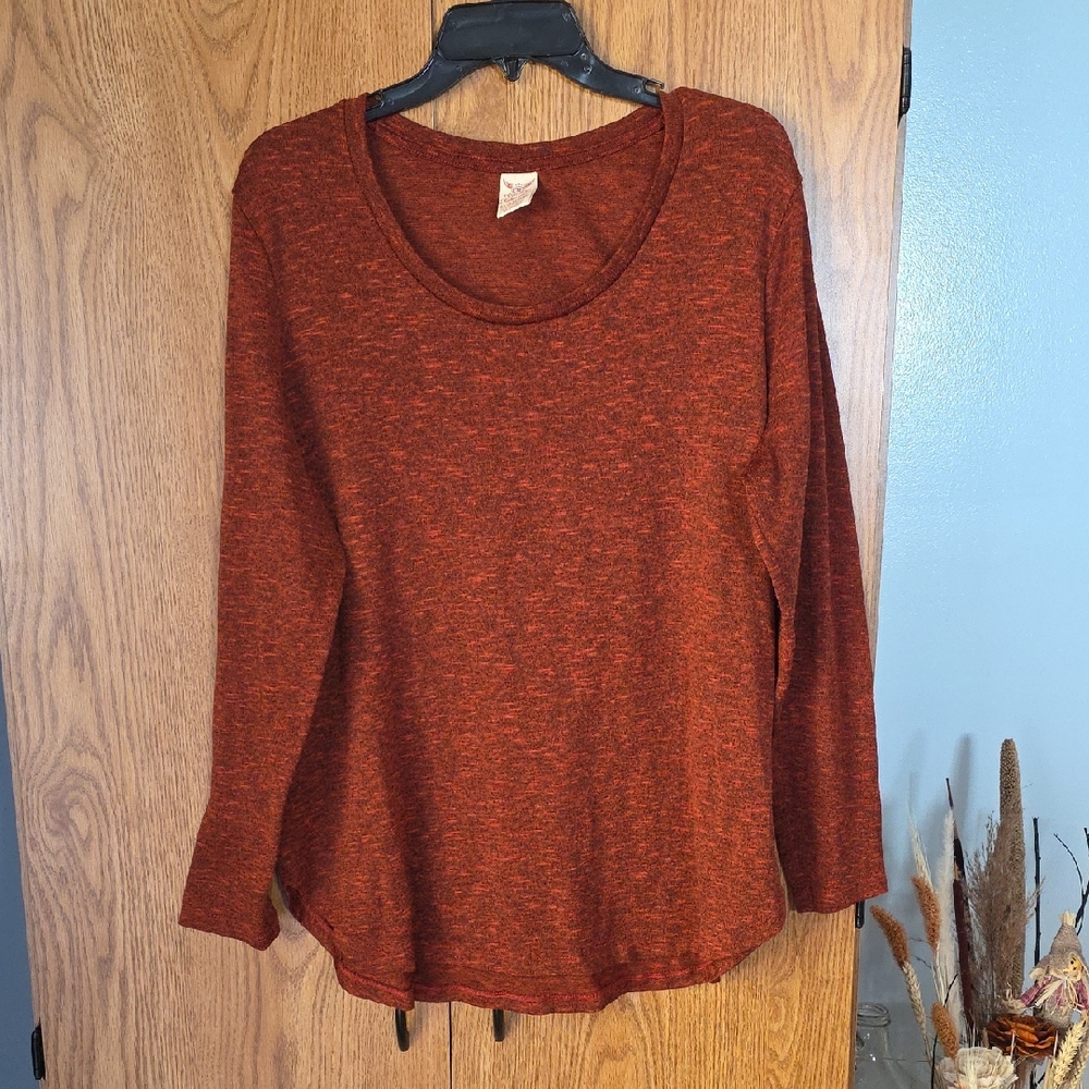 Faded Glory Rusty Orange Top